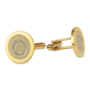 Gold Boston University Cufflinks