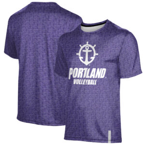 Men's ProSphere Purple Portland Pilots Volleyball Logo T-Shirt