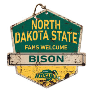 NDSU Bison Fans Welcome Sign
