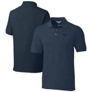 Men's Cutter & Buck Navy Baltimore Ravens Advantage Tri-Blend Pique Polo