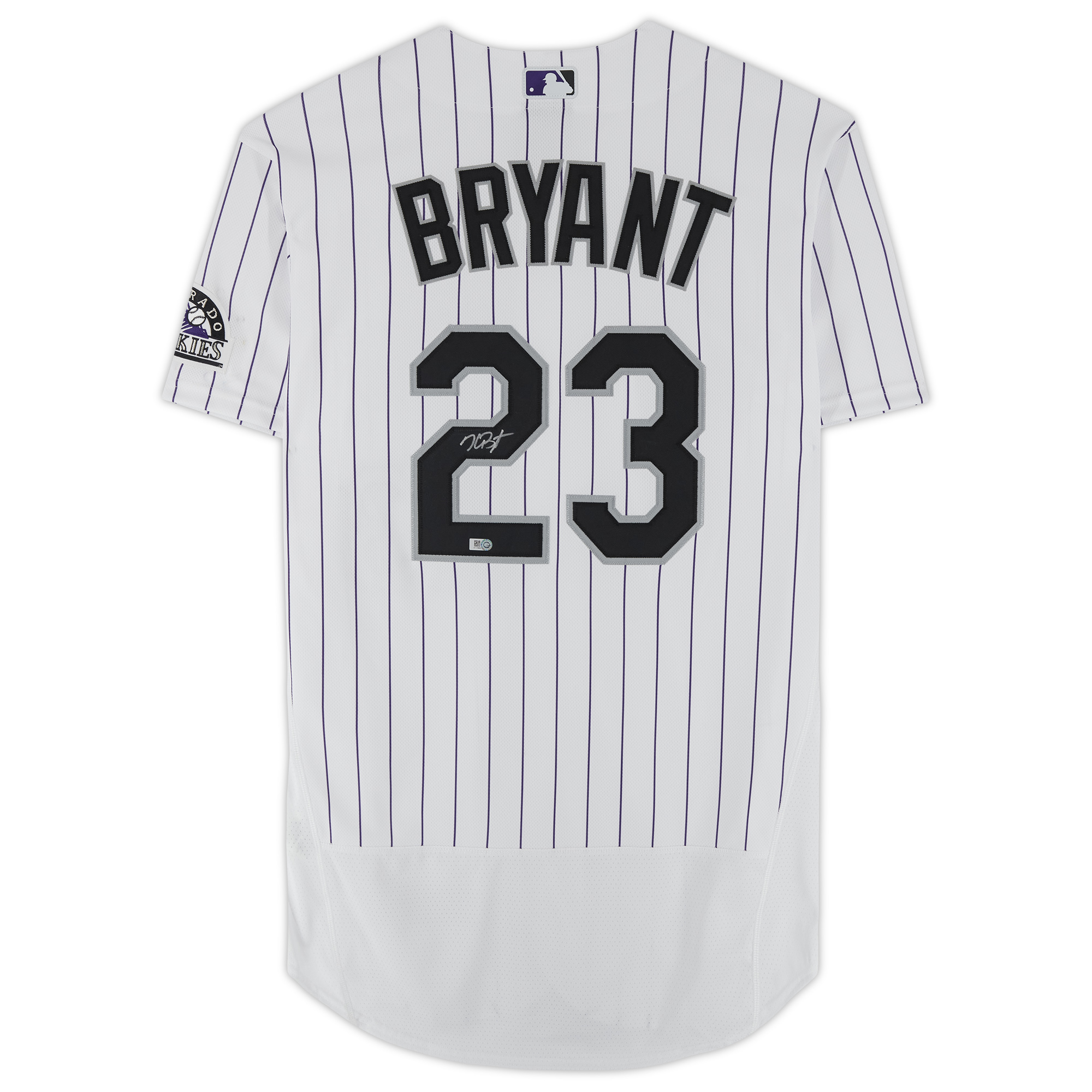 Kris Bryant Colorado Rockies Autographed Nike Authentic Jersey - Image 7