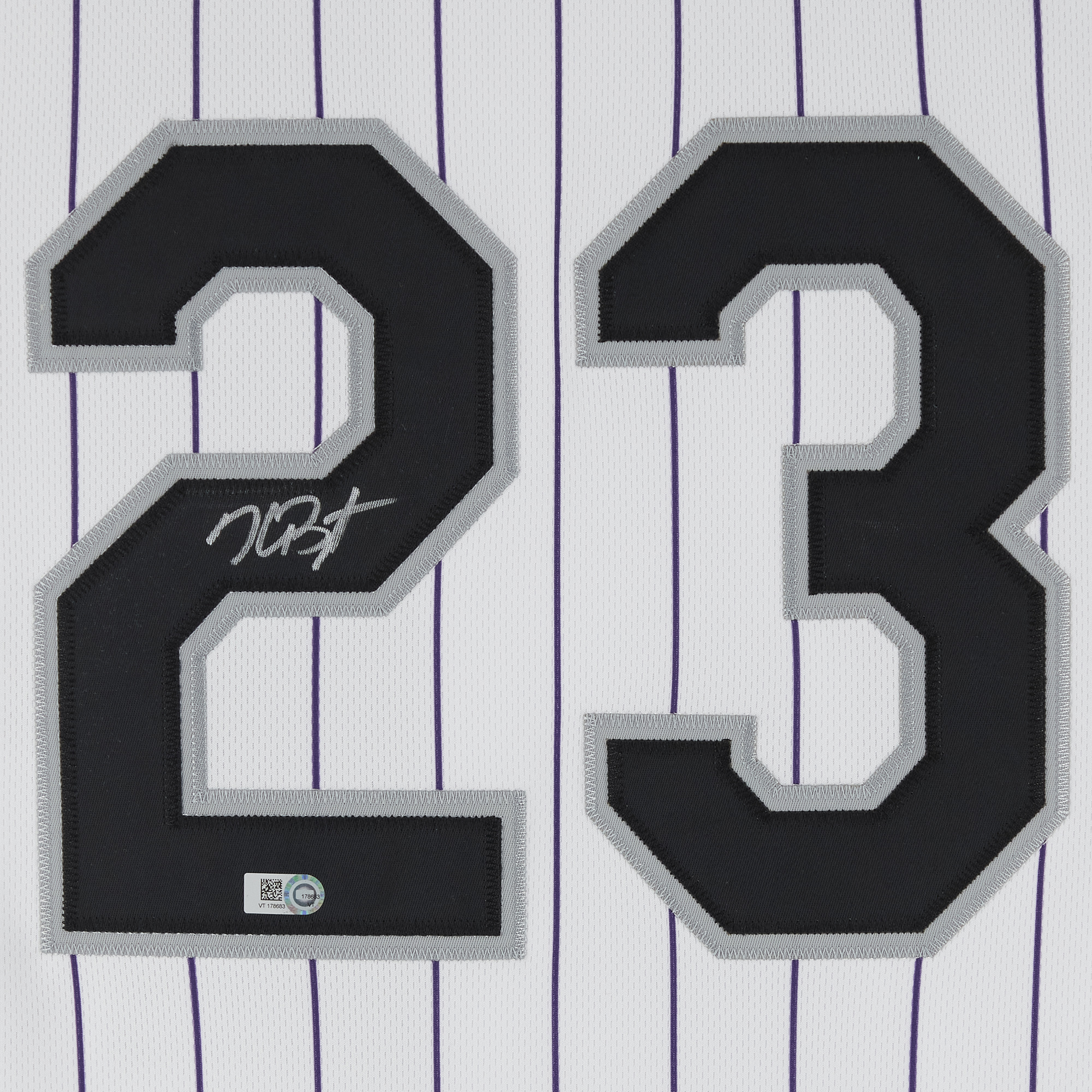 Kris Bryant Colorado Rockies Autographed Nike Authentic Jersey - Image 5