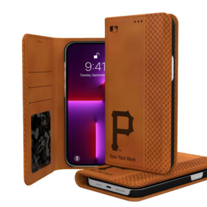 Pittsburgh Pirates Personalized Burn Design iPhone Folio Case