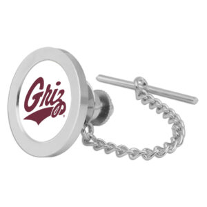 Silver Montana Grizzlies Team Logo Tie Tack/Lapel Pin