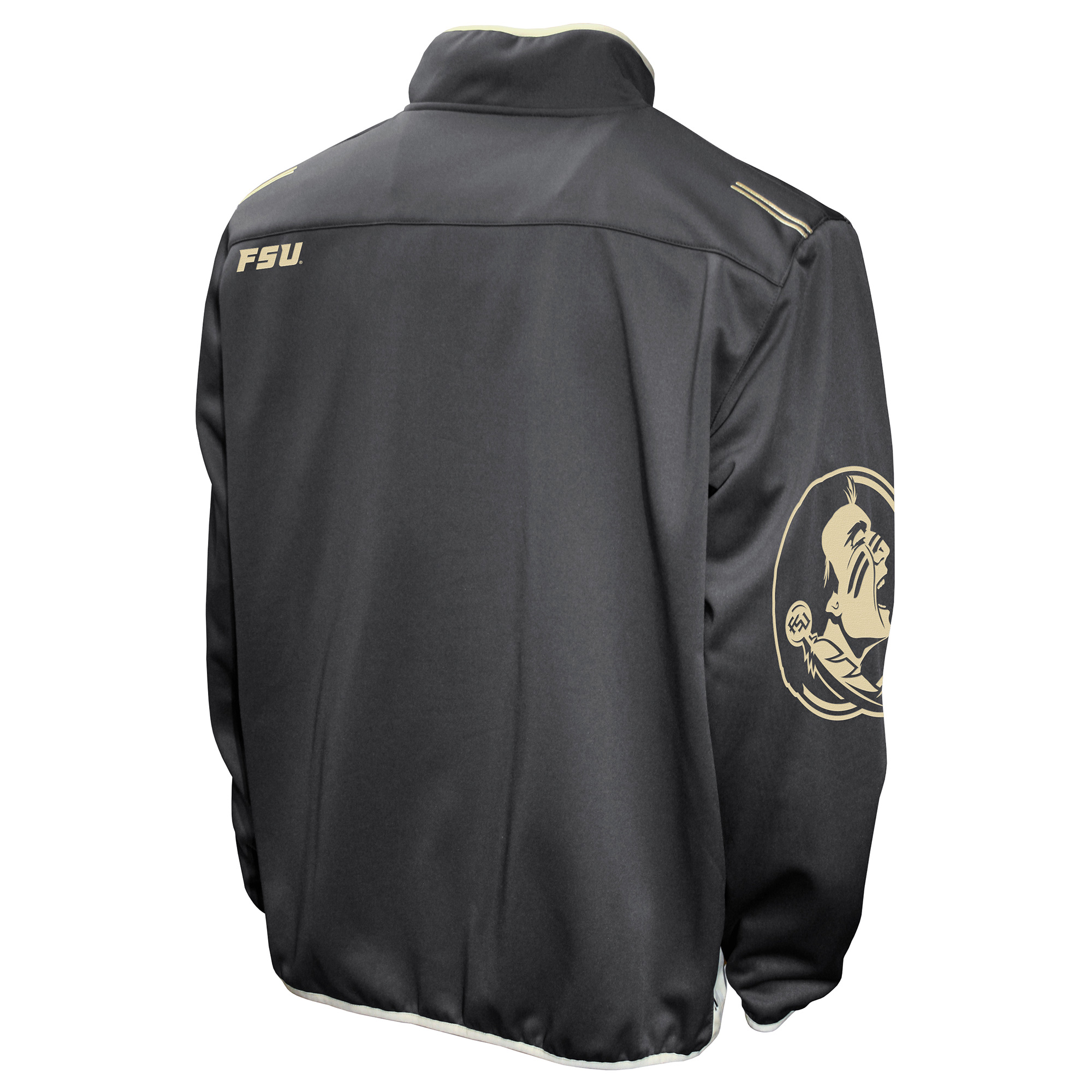 Men's Franchise Club Charcoal Florida State Seminoles Endurance Full-Zip Jacket - Image 4