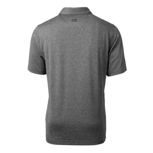 Men's Cutter & Buck Heather Charcoal Houston Texans Throwback Logo Forge Heathered Stretch Polo - Image 6