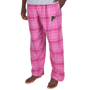 Men's Concepts Sport Pink Atlanta Falcons Ultimate Plaid Flannel Pajama Pants