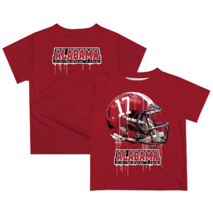 Infant Crimson Alabama Crimson Tide Dripping Helmet T-Shirt