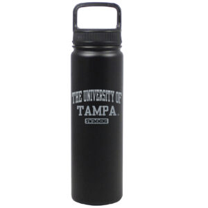 University of Tampa Spartans Black Swimming 24oz. Stainless Steel Eugene Bottle