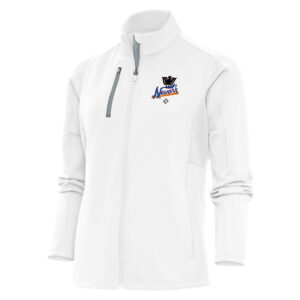 Women's Antigua White Newark Eagles Generation Full-Zip Jacket