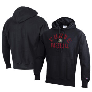 Men's Champion Black Altoona Curve Baseball Reverse Weave Pullover Hoodie