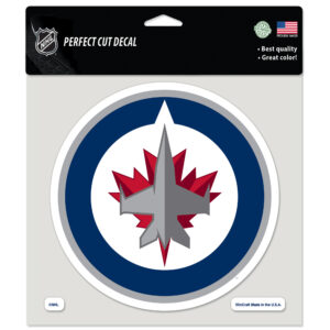 Winnipeg Jets 8'' x 8'' Team Logo Die-Cut Decal