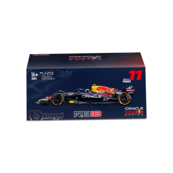 Oracle Red Bull Racing 2022 RB18 No11. Sergio Perez 1:43 Model with Figure