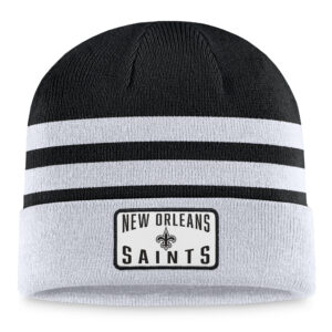 Men's Fanatics Heather Gray New Orleans Saints Logo Cuffed Knit Hat