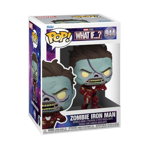 Zombie Iron Man Marvel Studios: What If...Zombies!? #944 Funko Pop! - Image 5