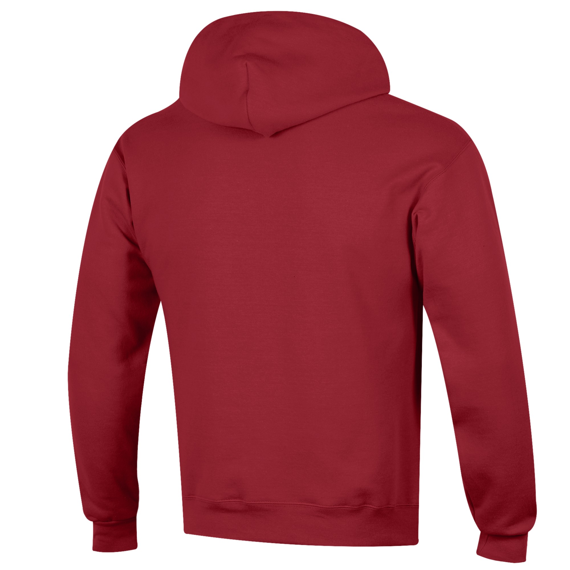 Men's Champion Crimson Washington State Cougars Athletics Logo Stack Pullover Hoodie - Image 4