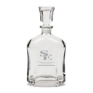 Southeastern Oklahoma State Savage Storm 23.75oz. Crystal Whisky Decanter