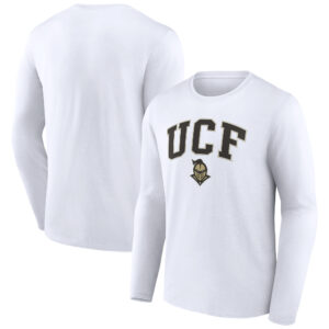 Men's White UCF Knights Campus Long Sleeve T-Shirt
