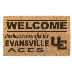 Evansville Purple Aces 18" x 30" Welcome Doormat