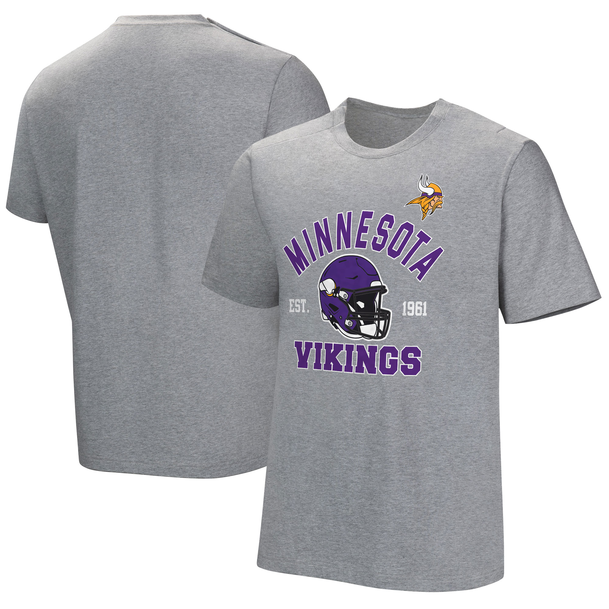 Men's Gray Minnesota Vikings Tackle Adaptive T-Shirt