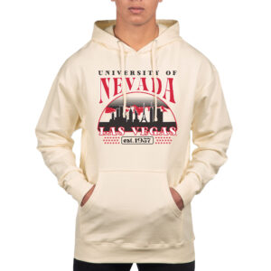 Men's Uscape Apparel  Oatmeal UNLV Rebels Pullover Hoodie