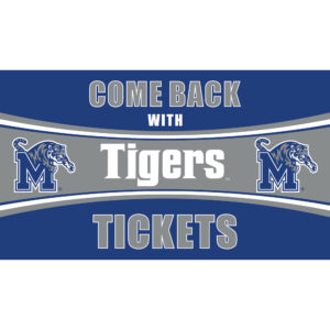 Memphis Tigers 28" x 16" Come Back With Tickets Door Mat