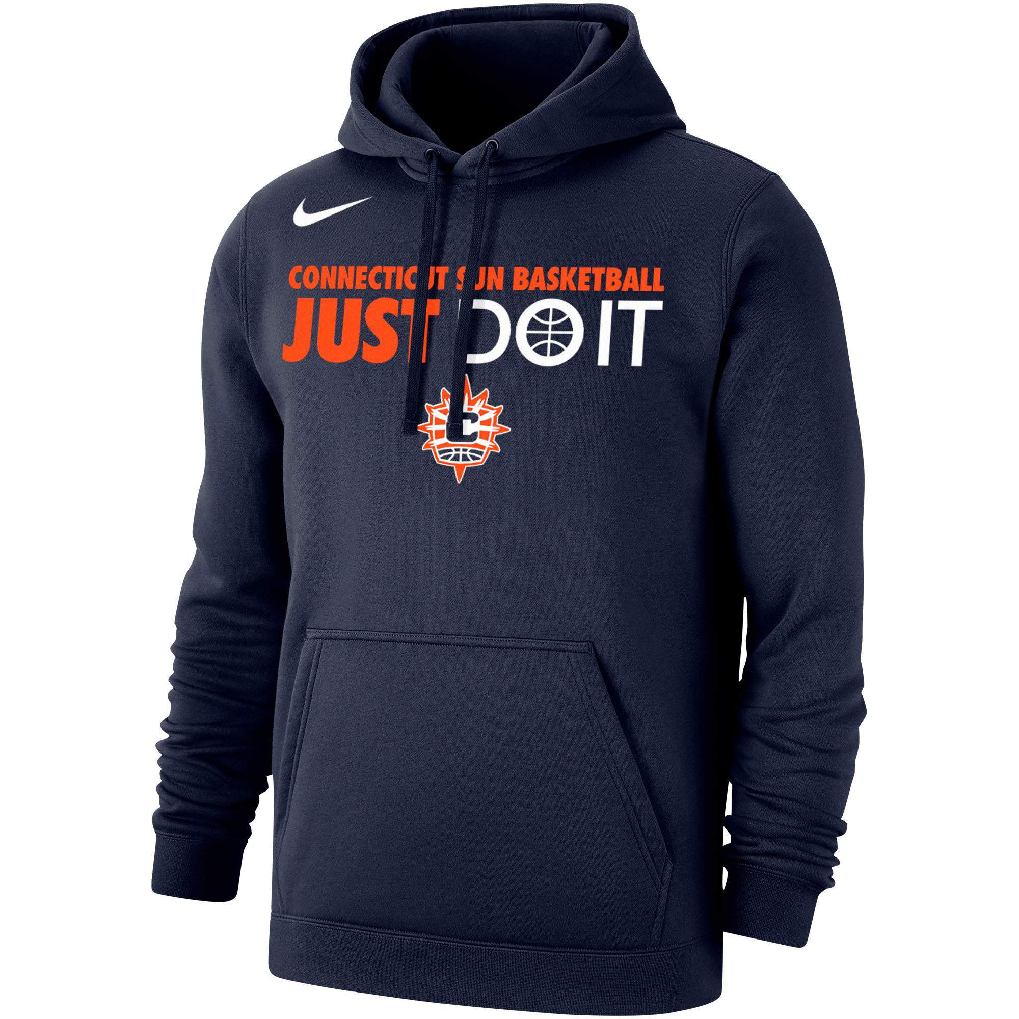 Unisex Nike Navy Connecticut Sun Just Do It Club Pullover Hoodie - Image 6