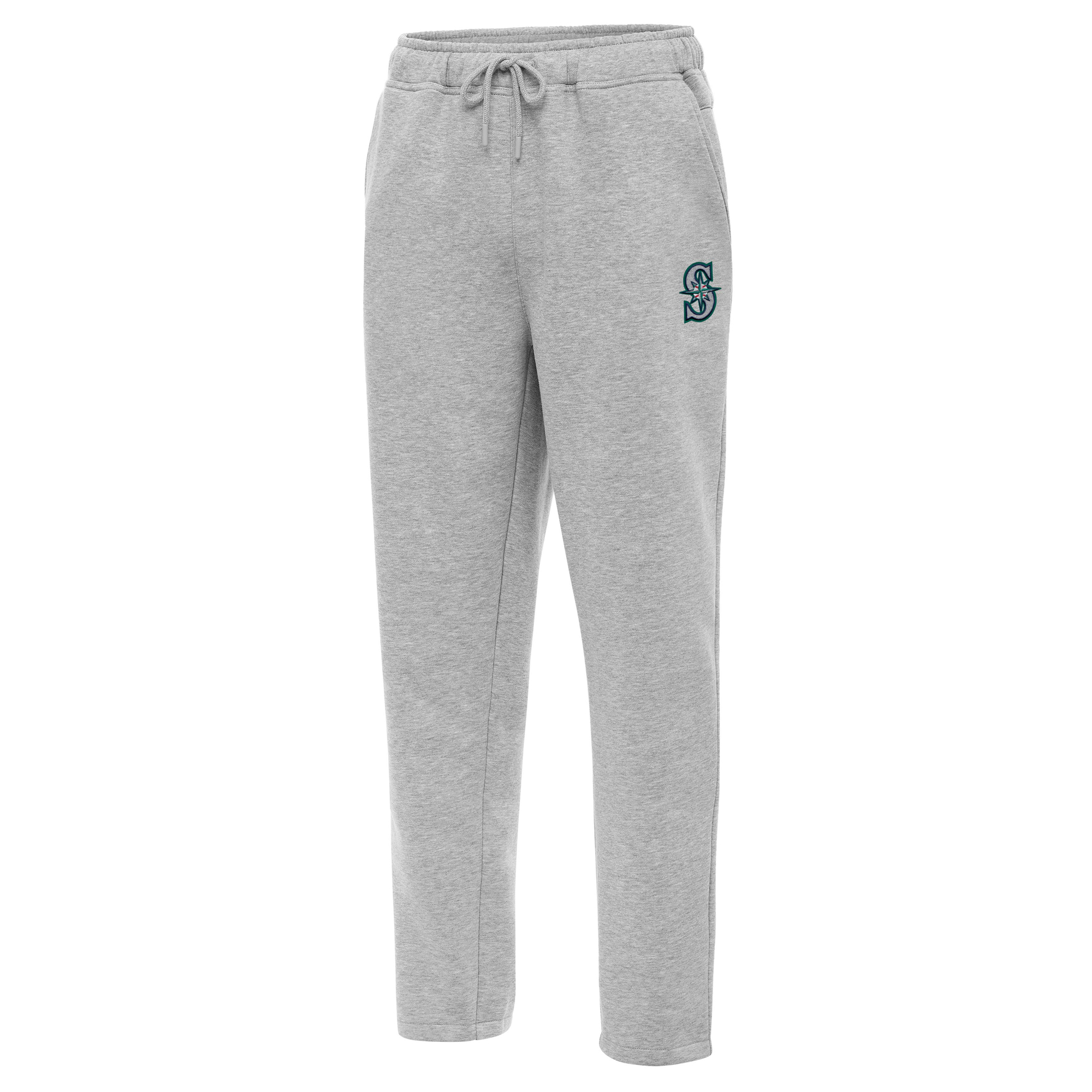 Men's Antigua Heather Gray Seattle Mariners Victory Jogger Pants