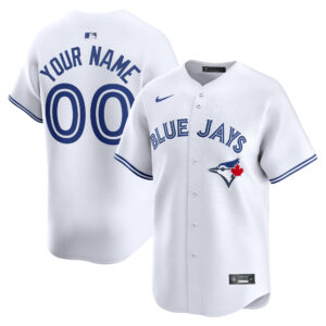 Youth Nike White Toronto Blue Jays Home Limited Custom Jersey