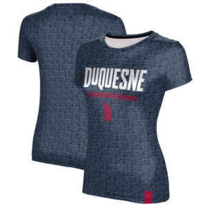 Women's ProSphere  Navy/White Duquesne Dukes Cheerleading T-Shirt