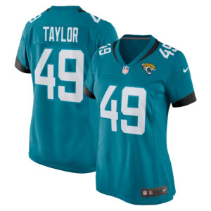 Women's Nike Leonard Taylor  Teal Jacksonville Jaguars  Game Jersey