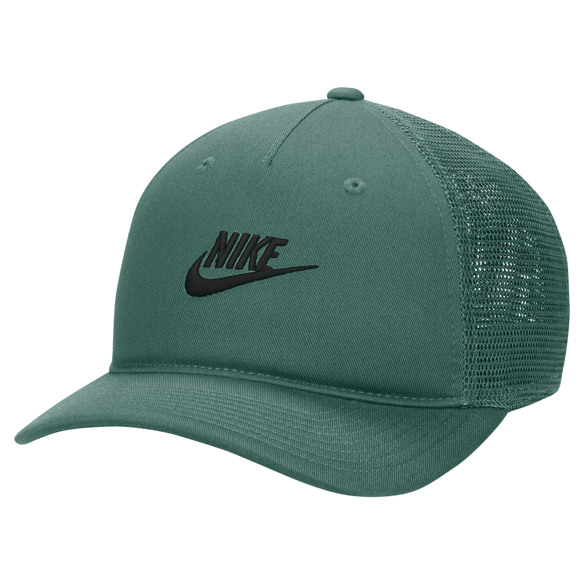 Men's Nike Green Futura Lifestyle Rise Trucker Adjustable Hat