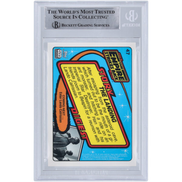Randy Thom Star Wars Autographed 1999 Topps Chrome Archives #47 BGS Authenticated Card - Image 9