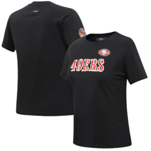 Women's Pro Standard Black San Francisco 49ers Classic Slim Fit T-Shirt
