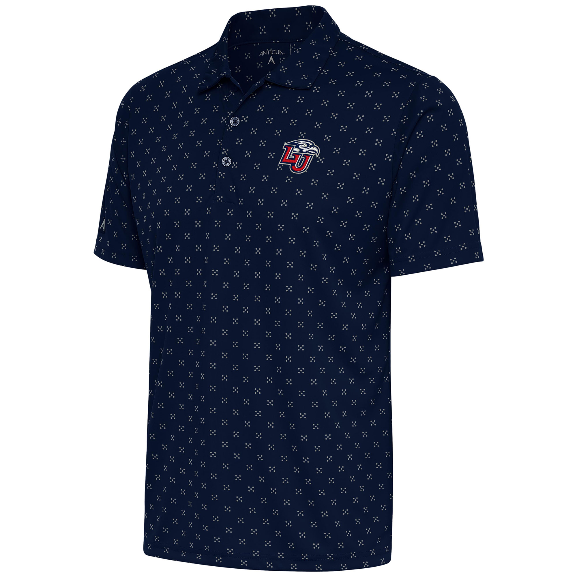 Men's Antigua Navy Liberty Flames Spark Polo