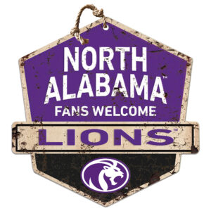North Alabama Lions 20" x 20" Fans Welcome Sign