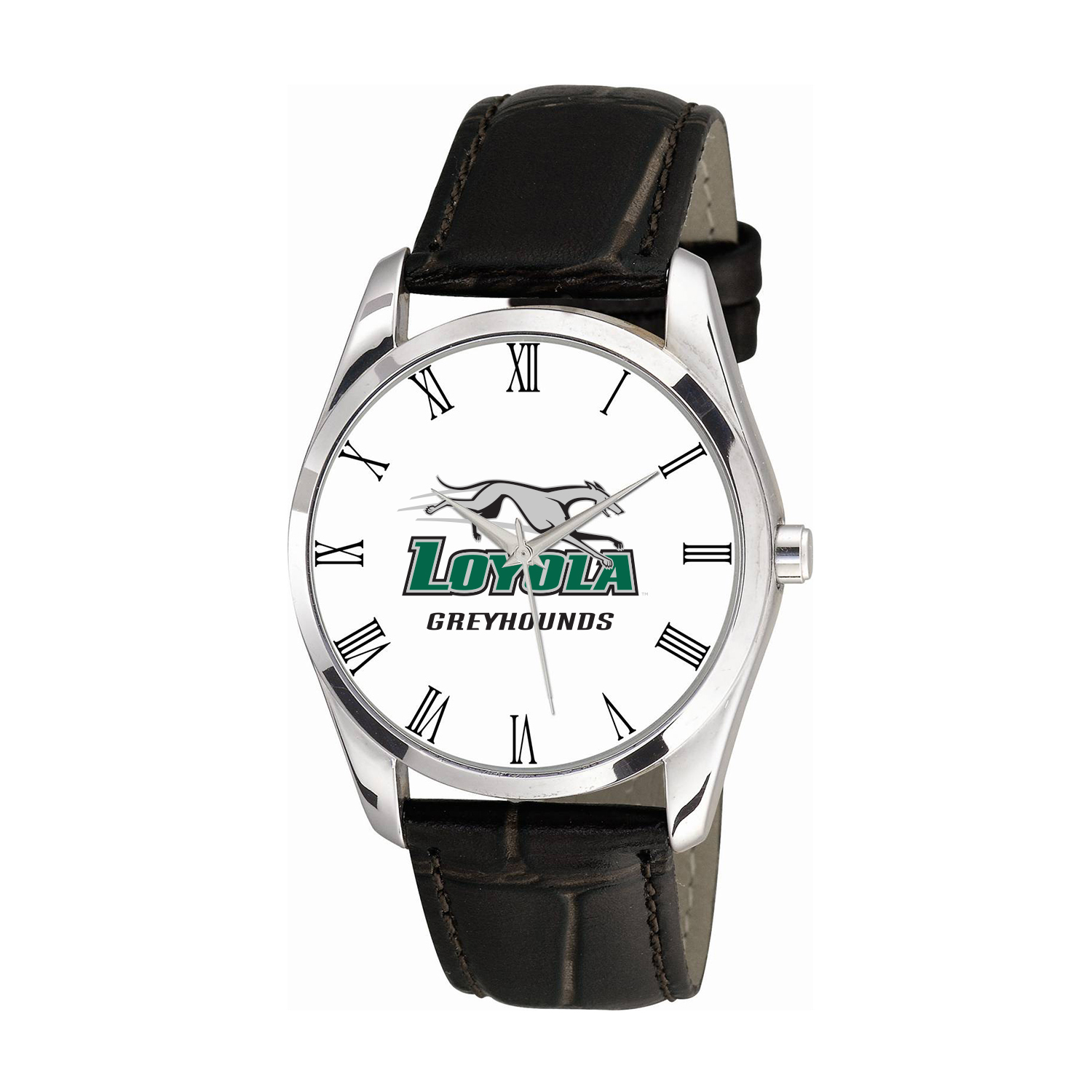 Women's Black Loyola Greyhounds Berkeley Leather Watch