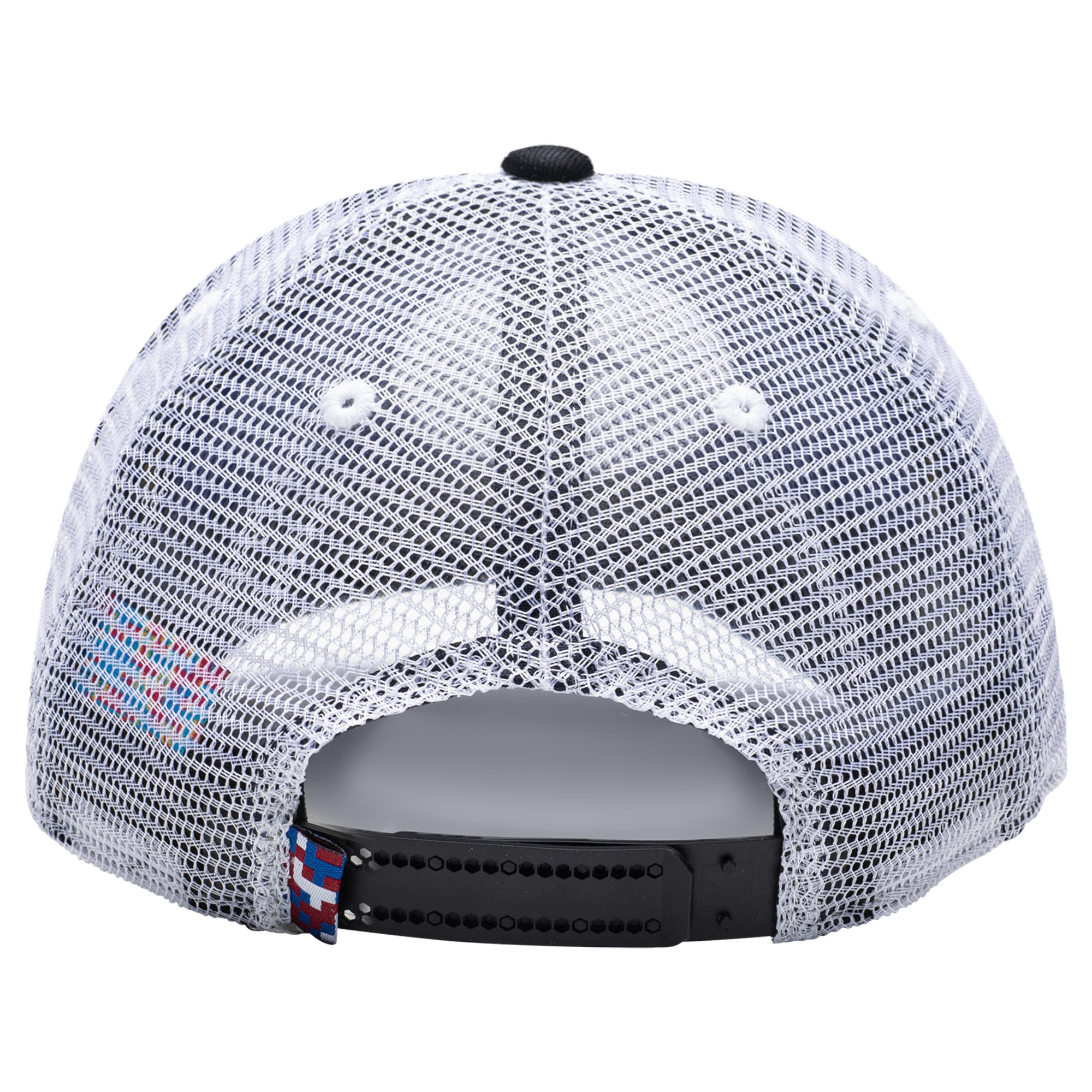 Unisex Black Barcelona Strike One8th Trucker Adjustable Hat - Image 5