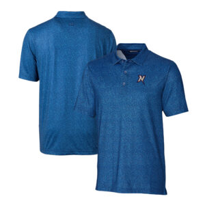 Men's Cutter & Buck Blue Northwest Arkansas Naturals Pike Micro Floral Stretch Polo