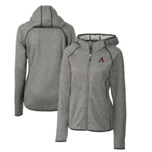 Women's Cutter & Buck  Heather Gray Arizona Diamondbacks