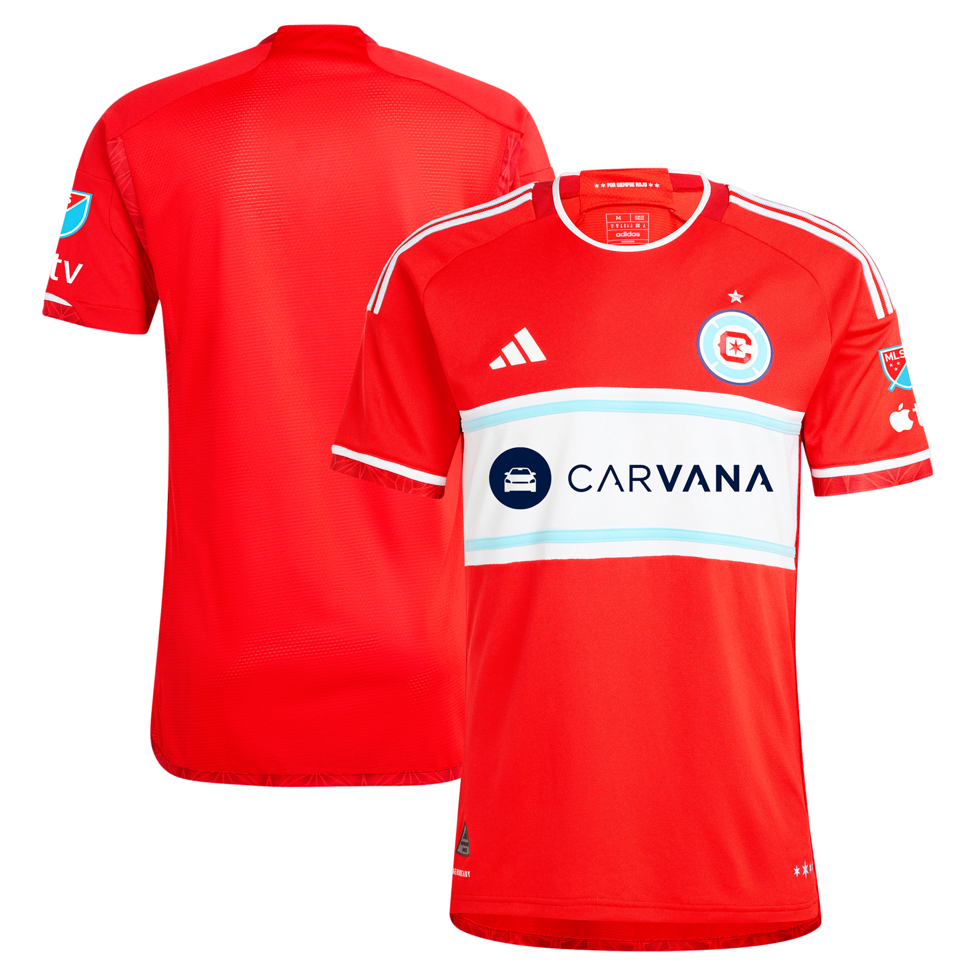 Men's adidas Red Chicago Fire 2024 Return To Red Authentic Jersey