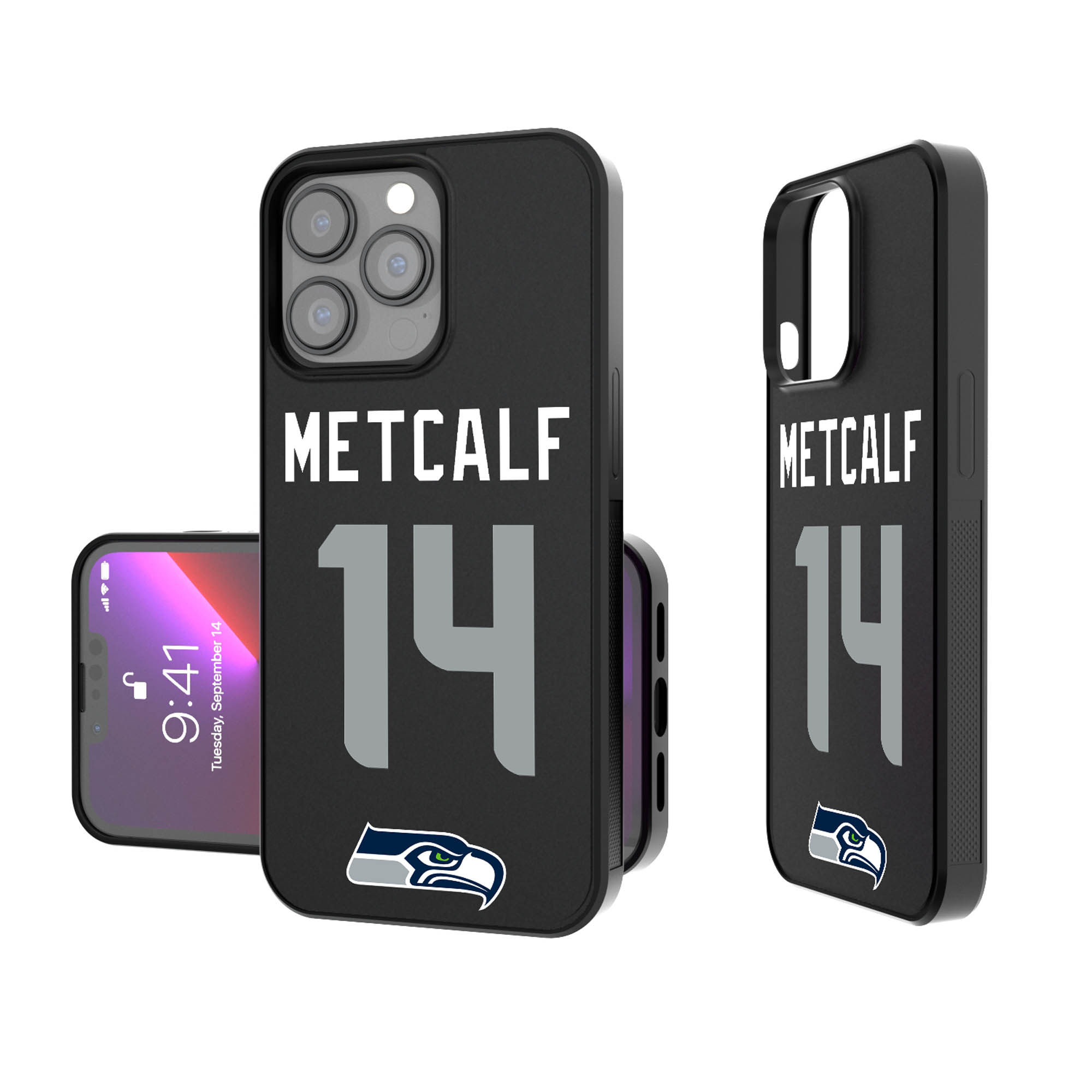 Keyscaper DK Metcalf Seattle Seahawks iPhone Bump Case