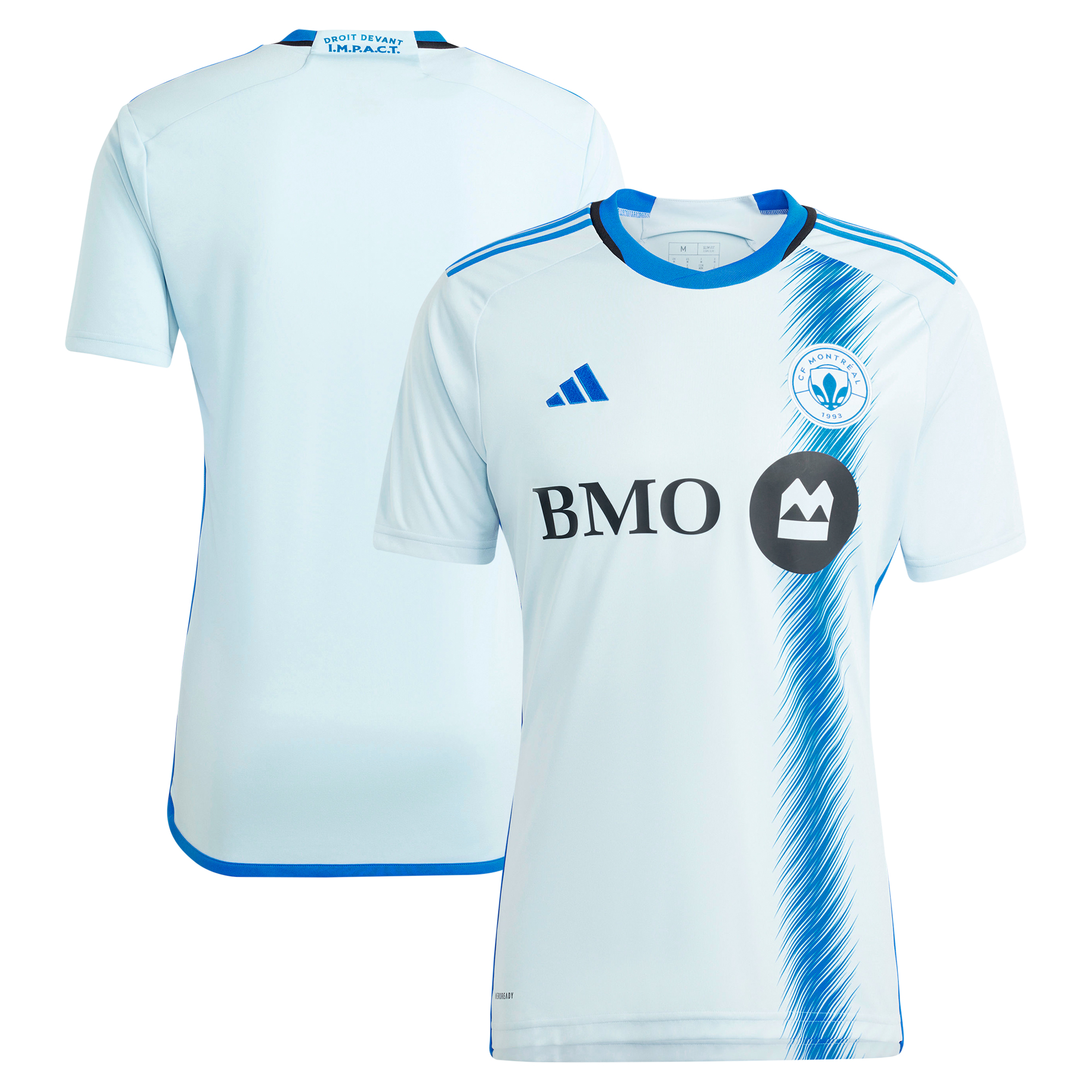 Men's adidas Light Blue CF Montreal 2024 La Main Replica Jersey