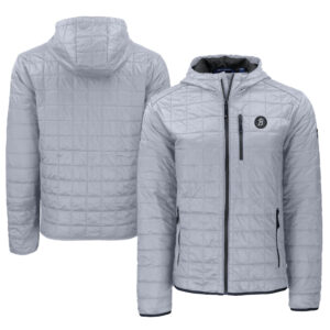 Men's Cutter & Buck  Gray Baltimore Orioles City Connect Rainier PrimaLoft Eco Full-Zip Hoodie