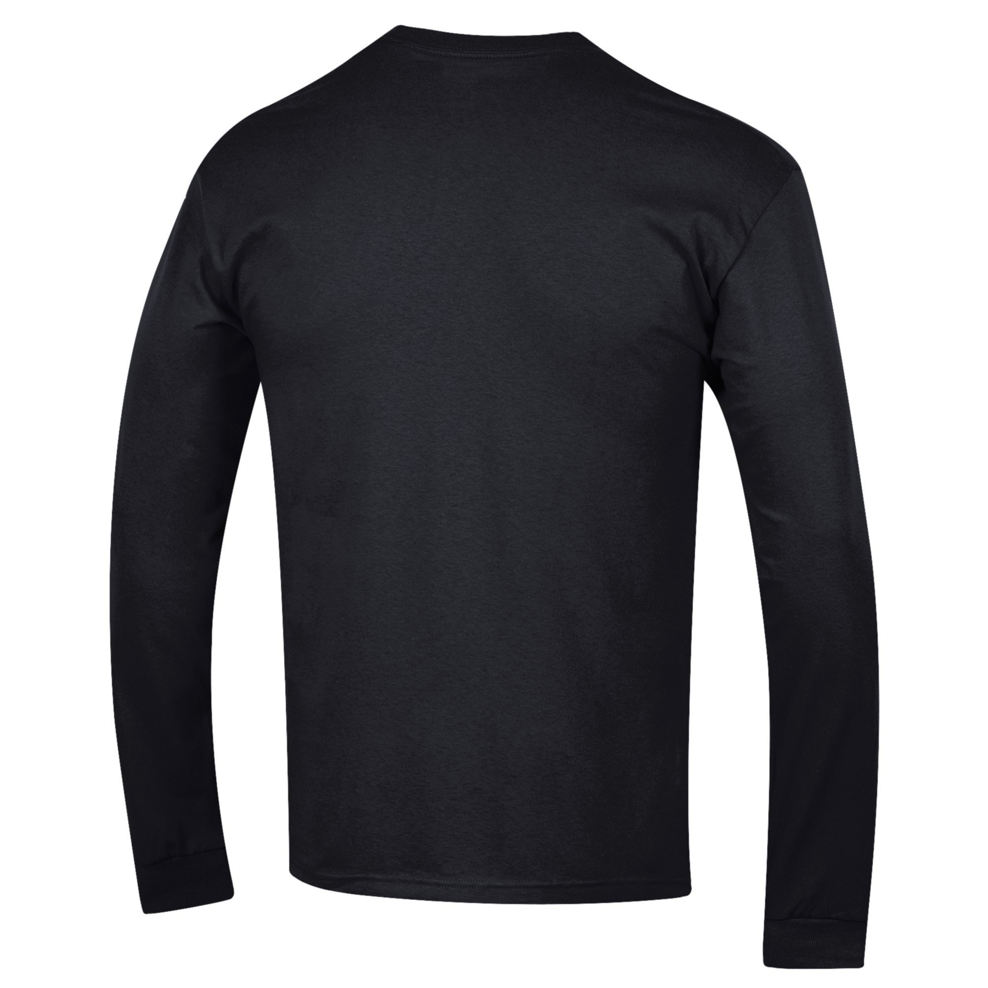 Men's Champion Black Louisville Cardinals Basketball Stack Long Sleeve T-Shirt - Image 4