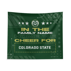 Pegasus Colorado State Rams 51" x 60" We Cheer For Personalized Wall Tapestry