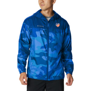 Men's Columbia Camo/Blue FC Cincinnati Flash Challenger Windbreaker Jacket