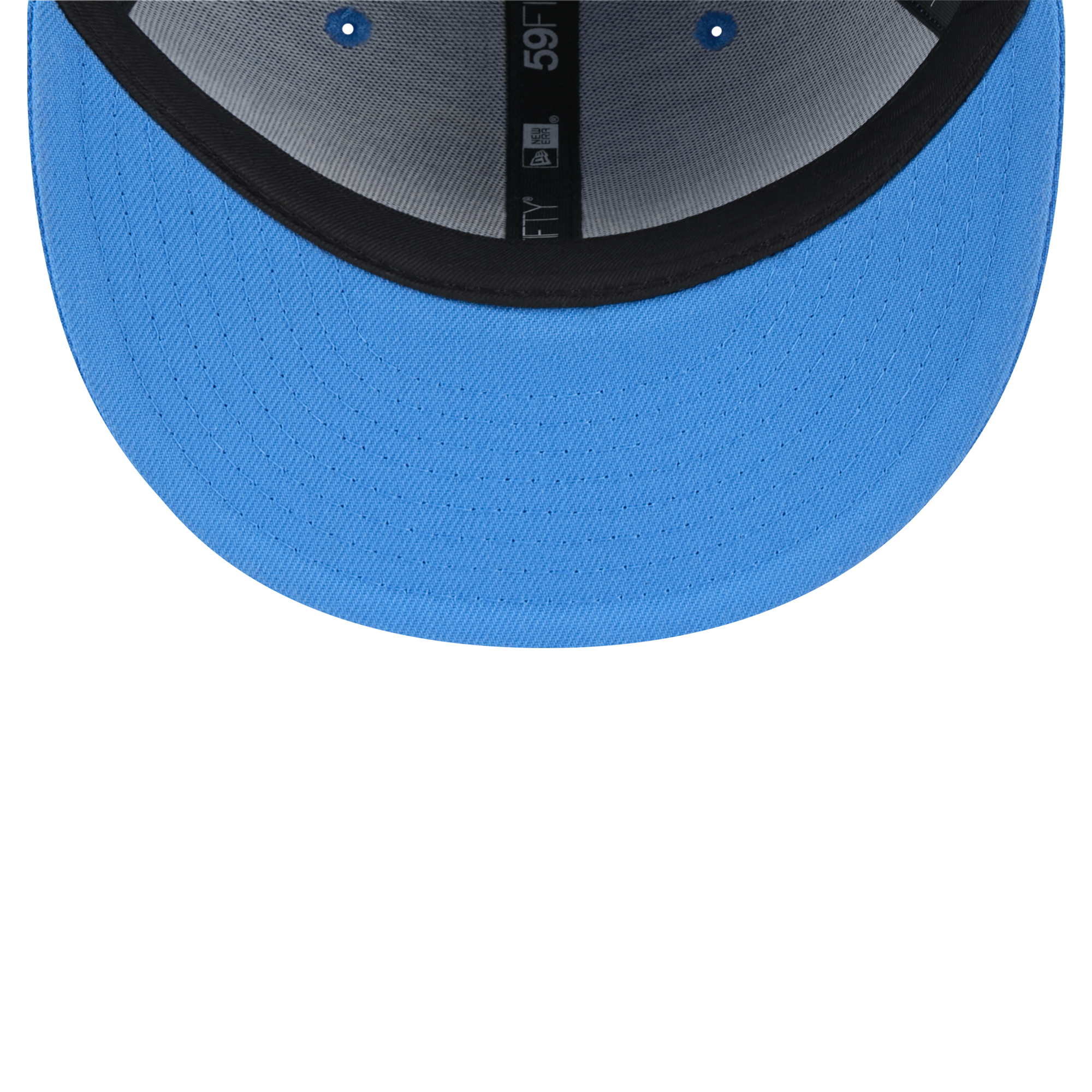 Men's New Era Blue Detroit Lions Omaha 59FIFTY Fitted Hat - Image 6