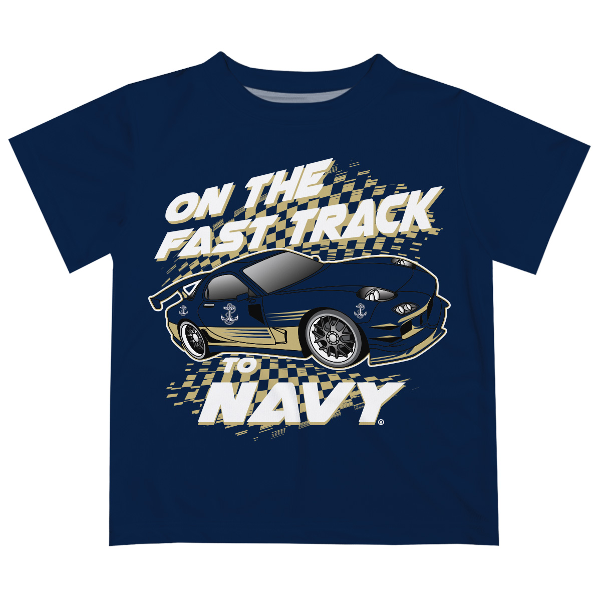 Toddler Vive La Fete Navy Navy Midshipmen Fast Track T-Shirt