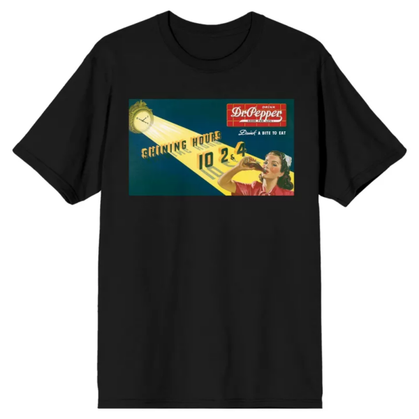 Men's Black Dr Pepper Shining Hours T-Shirt